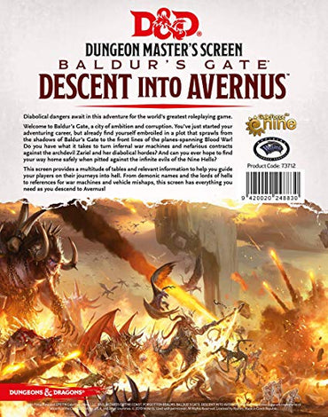Descent into Avernis Dungeon Masters Screen