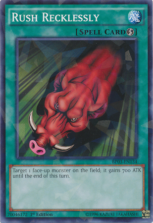 Rush Recklessly [BP03-EN134] Shatterfoil Rare