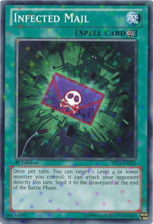 Infected Mail [SP13-EN033] Starfoil Rare