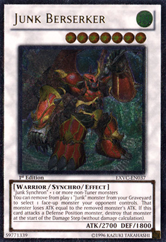 Junk Berserker [EXVC-EN037] Ultimate Rare