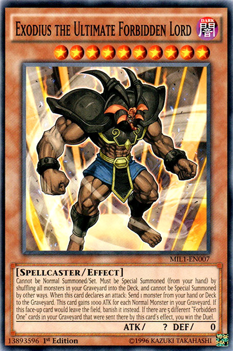 Exodius the Ultimate Forbidden Lord [MIL1-EN007] Common