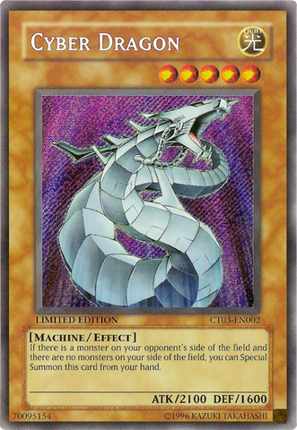 Cyber Dragon [CT03-EN002] Secret Rare