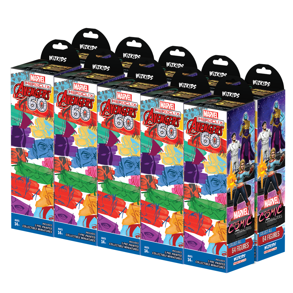 Avengers 60th Anniversary Booster Brick: Marvel HeroClix