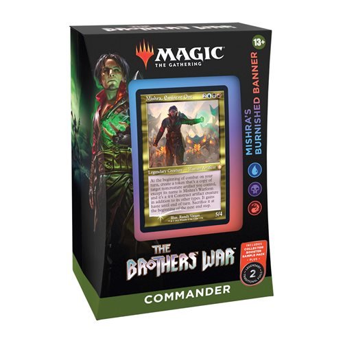 Magic the Gathering : The Brothers' War Commander Deck Mishra's Burnished Banner