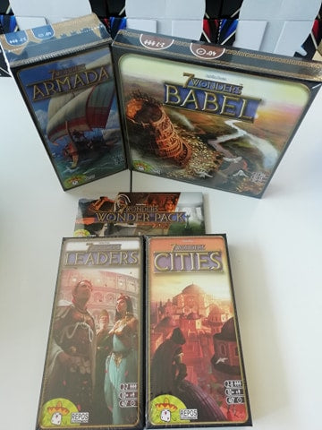 7 Wonders Expansion Bundle Boardgame