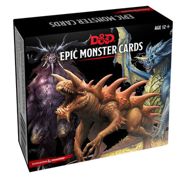 D&D  RPG: Epic Monster Cards Deck