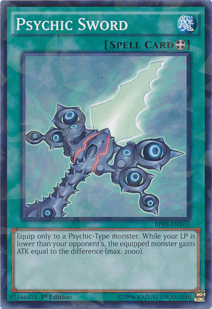 Psychic Sword [BP03-EN163] Shatterfoil Rare