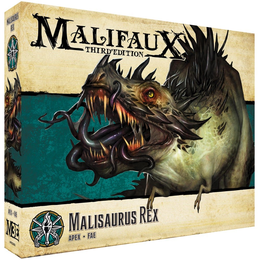 Malisaurus Rex (3rd Edition) - Apex Fae - Malifaux M3e