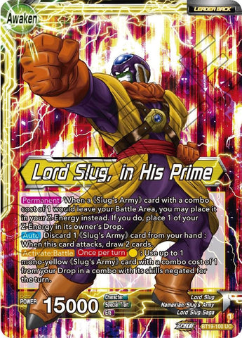 Lord Slug // Lord Slug, in His Prime (BT19-100) [Fighter's Ambition]
