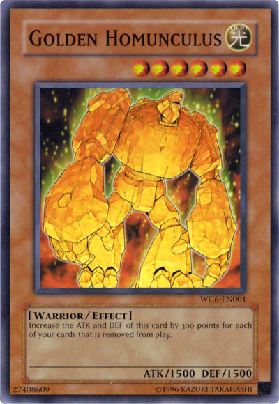 Golden Homunculus [WC6-EN001] Super Rare