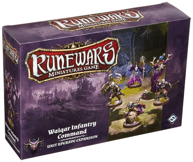 Waiqar Infantry Command Expansion Pack - Runewars Miniatures Game