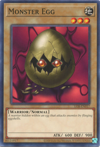 Monster Egg (25th Anniversary) [LOB-EN017] Common