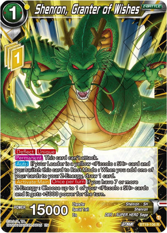 Shenron, Granter of Wishes (BT19-106) [Fighter's Ambition]