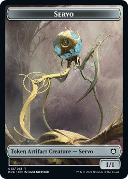 Myr // Servo Double-Sided Token [The Brothers' War Commander Tokens]