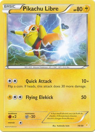 Pikachu Libre (14/30) [XY: Trainer Kit 3 - Pikachu Libre]