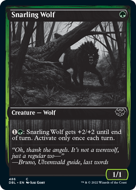 Snarling Wolf (486) [Innistrad: Double Feature]