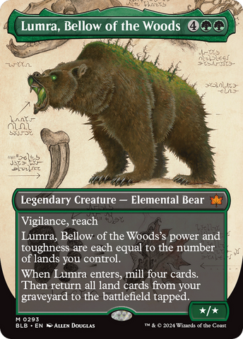 Lumra, Bellow of the Woods (Borderless) (0293) [Bloomburrow]