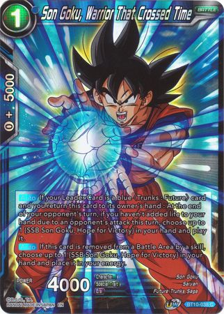 Son Goku, Warrior That Crossed Time (BT10-038) [Rise of the Unison Warrior]
