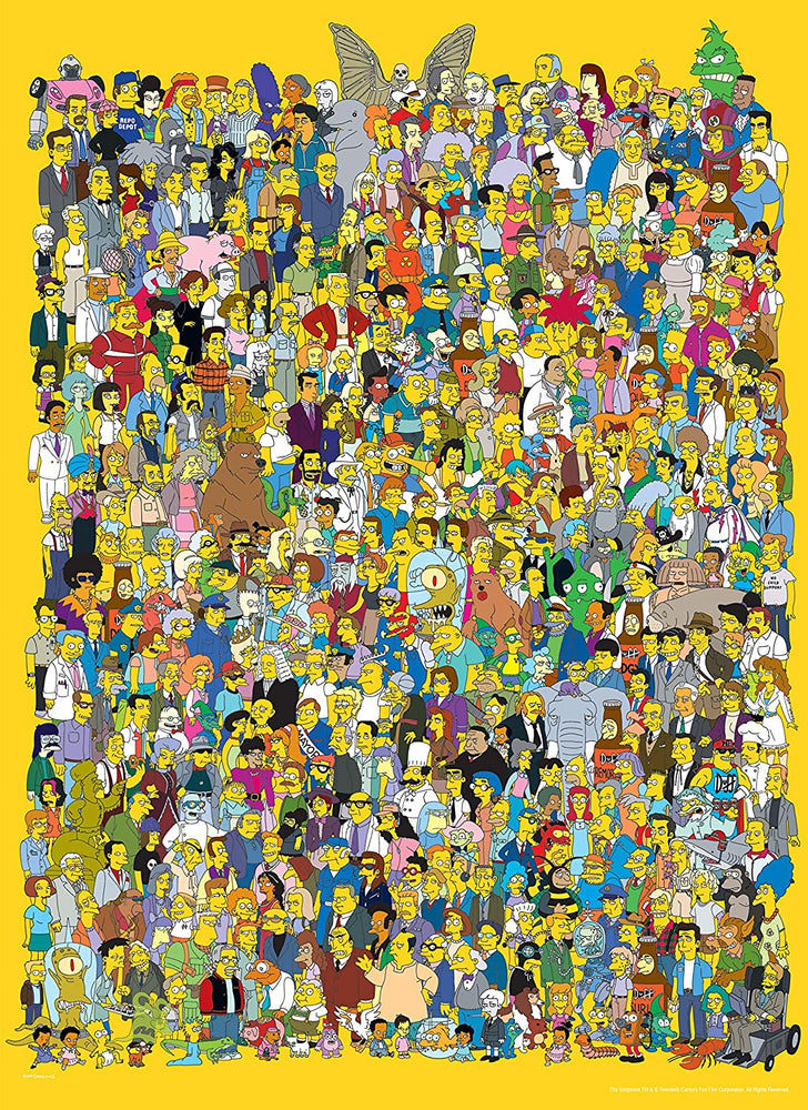 The Simpsons Cast of Thousands 1000-Piece Puzzle