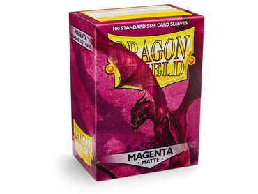 Dragon Shield Standard Matte Sleeves - Magenta