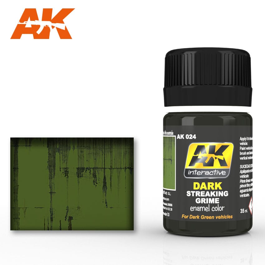 AK Interactive Dark Streaking Grime Enamel 35ml