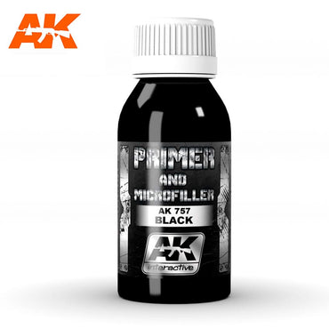 AK Interactive Black Primer Microfiller 100ml