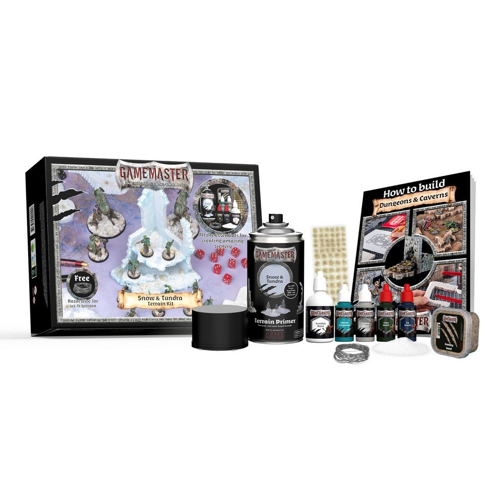 Gamemaster: Snow & Tundra Terrain Kit The Army Painter