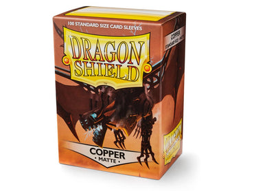 Dragon Shield 100 Standard Matte Sleeves - Copper