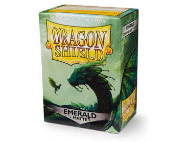 Dragon Shield 100 Standard Matte Sleeves - Emerald
