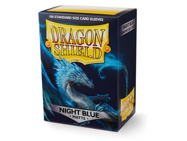 Dragon Shield 100 Standard Matte Sleeves - Night Blue