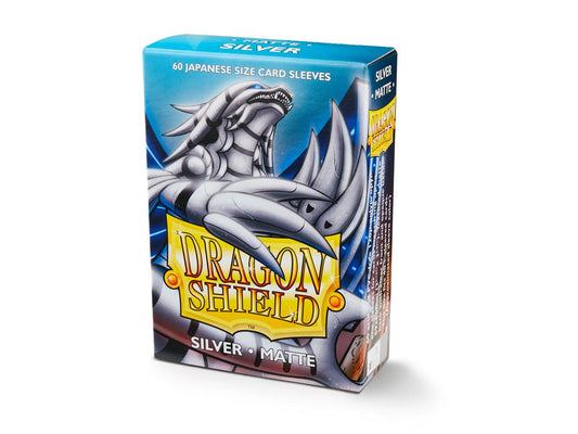 Dragon Shield Japanese Size Matte Sleeves - Silver (60)