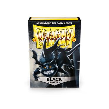 Dragon Shield 60 Standard Size Matte Sleeves - Black