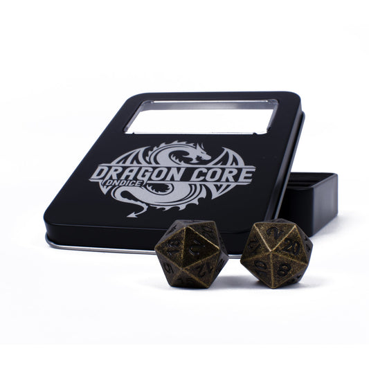 Ancient Gold Dragon DnDice Set