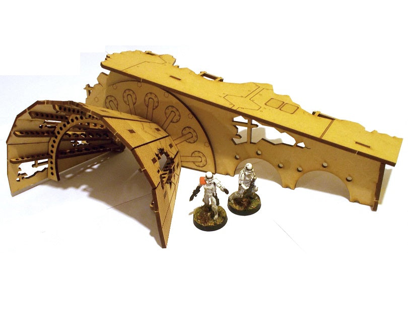 Crashed ship - Engine Nozzle (28mm) Blotz Wargame Terrain