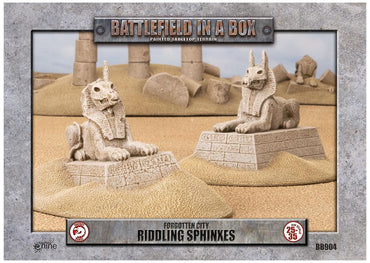 Battlefield In a Box - Forgotten City - Riddling Sphinxes