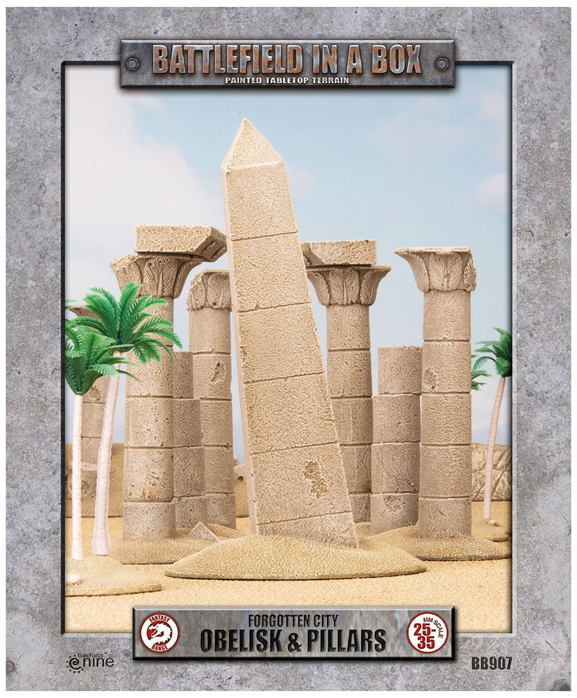 Battlefield In a Box - Forgotten City - Obelisk & Pillars