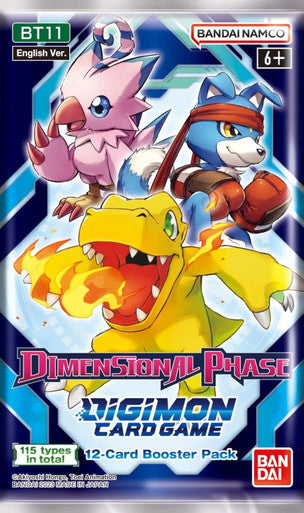 Digimon Card Game: Dimensional Phase Booster Pack (BT-11)