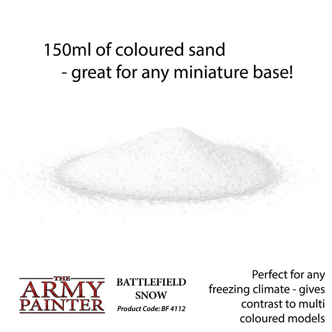 Army Painter Basing Snow