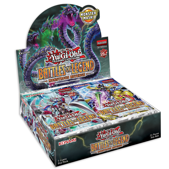 Yu-Gi-Oh! - Battles of Legend: Monstrous Revenge Booster Box SEALED CASE OF 12 Displays