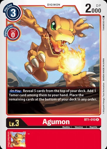 Agumon (BT1-010) [BT-01: Booster New Evolution]
