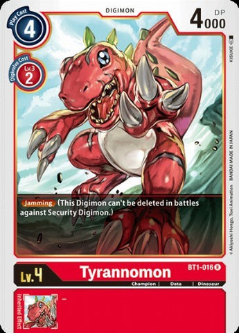 Tyrannomon (BT1-016) [BT-01: Booster New Evolution]