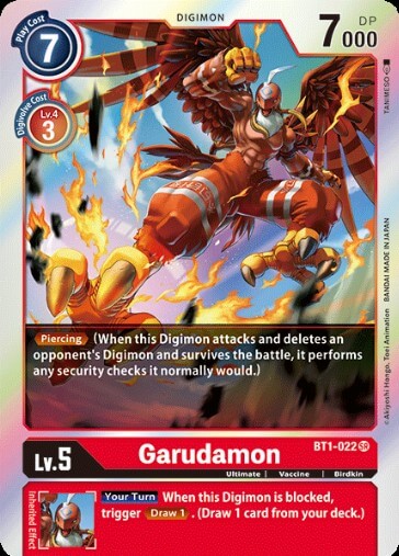Garudamon (BT1-022) [BT-01: Booster New Evolution]
