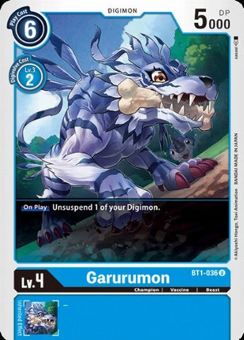Garurumon (BT1-036) [BT-01: Booster New Evolution]