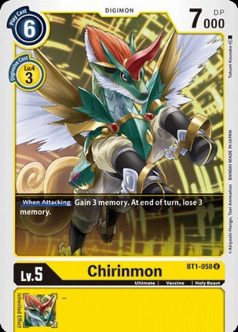 Chirinmon (BT1-058) [BT-01: Booster New Evolution]
