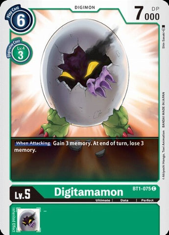 Digitamamon (BT1-075) [BT-01: Booster New Evolution]
