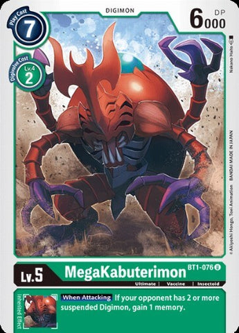 MegaKabuterimon (BT1-076) [BT-01: Booster New Evolution]