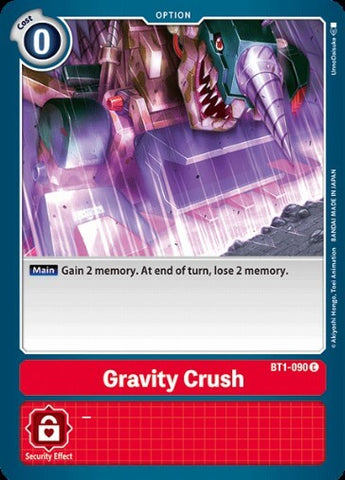 Gravity Crush (BT1-090) [BT-01: Booster New Evolution]