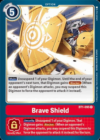Brave Shield (BT1-095) [BT-01: Booster New Evolution]