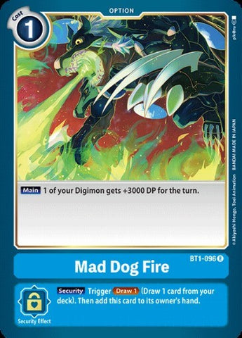 Mad Dog Fire (BT1-096) [BT-01: Booster New Evolution]