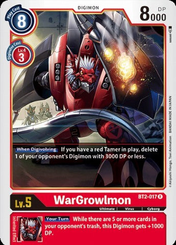 WarGrowlmon (BT2-017) [BT-02: Booster Ultimate Power]